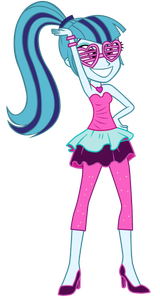 3029116__safe_artist-colon-ajosterio_sonata+dusk_human_equestria+girls_friendship+through+the+ages_bare+shoulders_clothes+swap_simple+background_sleeveless_slim