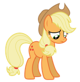 2225071__safe_artist-colon-estories_applejack_earth+pony_pony_g4_absurd+resolution_female_hat_sad_simple+background_solo_transparent+background_vector