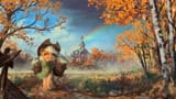 993609__safe_artist-colon-huussii_applejack_earth+pony_pony_g4_16-colon-9_apple_applejack27s+barn_applejack27s+hat_autumn_basket_clothes_cloud_cottagecore_cowb