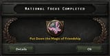 Put down the magic of friendship