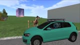 Pastel Horse Driving A Petrol Horse Passing Through A Horse