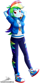 1688296__safe_artist-colon-the-dash-butch-dash-x_rainbow+dash_equestria+girls_spoiler-colon-eqg+series_arms+behind+head_clothes_converse_female_geode+o