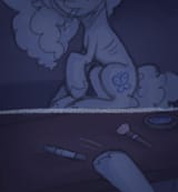 3340248__safe_anonymous+artist_derpibooru+import_misty+brightdawn_pony_unicorn_series-colon-misty+pov_g5_brush_concave+belly_emaciated_fake+cutie+mark_female_in
