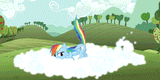Dash beats a cloud