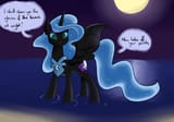 293829__questionable_artist-colon-goat+train_deleted+from+derpibooru_derpibooru+import_nightmare+moon_princess+luna_beach_dialogue_female_moon_solo_sol