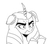 Opaline angy doodle