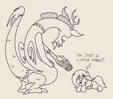 discord interviews the little mare