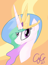 2526360__safe_artist-colon-cycrus_derpibooru+import_princess+celestia_alicorn_pony_abstract+background_bust_female_image_mare_png_solo
