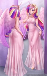eqg_cadence_dress_by_racoonkun