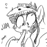 sticking a finger into Dash&#039;s tongue