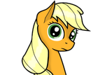 2599449__safe_artist-colon-claynus_applejack_earth+pony_hatless_missing+accessory_solo