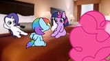 Hanging out in a hotel with the girls