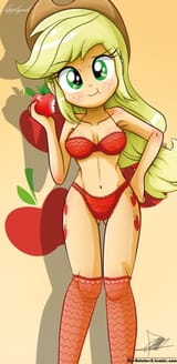 824749__questionable_artist-colon-the-dash-butch-dash-x_applejack_equestria+girls_rainbow+rocks_apple_armpits_beautiful_belly+button_bra_clothes_cute_e