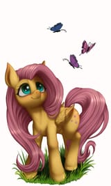 3408443__safe_artist-colon-zetamad_derpibooru+import_fluttershy_butterfly_insect_pegasus_pony_g4_atg+2023_cute_female