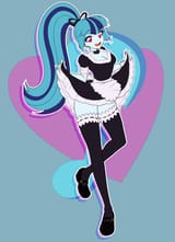 2746394__safe_artist-colon-rileyav_sonata+dusk_equestria+girls_g4_adorasexy_bowtie_breasts_busty+sonata+dusk_choker_cleavage_clothes_cute_cute+little+fangs_eyel