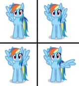 1680613__safe_artist-colon-tridashie_rainbowdash_cadbortion_solo