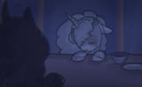 3318850__safe_anonymous+artist_derpibooru+import_misty+brightdawn_opaline+arcana_alicorn_pony_unicorn_series-colon-misty+pov_g5_spoiler-colon-g5_black+eye_bowl_