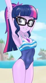 2004576__suggestive_artist-colon-ta-dash-na_sci-dash-twi_twilight+sparkle_equestria+girls_g4_my+little+pony+equestria+girls-colon-+better+together_armpits_beach