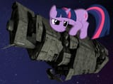 30115__safe_twilight+sparkle_pony_unicorn_g4_halcyon-dash-class+light+cruiser_halo+28series29_pillar+of+autumn_pony+26+spaceship_space_unicorn+twilight