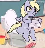 derpy shitting and farting