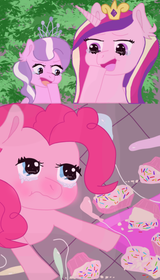 Laughing Girls and spilling cupcakes