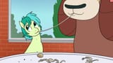 2686453__safe_artist-colon-pony+quarantine_derpibooru+import_sandbar_yona_earth+pony_pony_yak_eating_female_food_image_jpeg_lady+and+the+tramp_larger+f