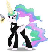 2479068__safe_artist-colon-anime-dash-equestria_princess+celestia_alicorn_pony_g4_alternate+clothes_alternate+hairstyle_bowtie_clothes_eyeshadow_female_glowing+