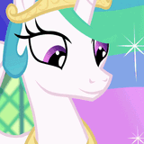 celestia tongue out