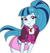 1077834__safe_artist-colon-negasun_artist-colon-rileyav_edit_sonata+dusk_human_equestria+girls_g4_belly+button_cleavage_clothes_cute_female_midriff_miniskirt_po