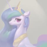 900496__safe_artist-colon-bluedrg19_princess+celestia_alicorn_pony_g4_bust_female_lineless_looking+at+you_mare_portrait_simple+background_smiling_solo