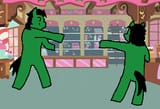 anonymous pointing at anonymous