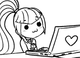 1056350__safe_artist-colon-rileyav_sonata+dusk_equestria+girls_g4_-colon-3_animated_clothes_computer_cute_female_gif_heart_laptop+computer_monochrome_solo_sonat