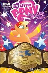 892680__safe_artist-colon-tony+fleecs_idw_applejack_friendship+is+magic+29_g4_my+little+pony-colon-+friendship+is+magic+idw_championship+belt_cover_harsher+in+