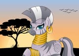 in_the_savannah__zecora____speedpaint_by_lavenderrain24_dd01oqs-fullview