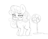 2331921__suggestive_artist-colon-lyrabop_derpibooru+import_sweetie+belle_pony_unicorn_black+and+white_blank+flank_butt_fan_female_filly_grayscale_image