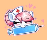 7300400__safe_artist-colon-confetticakez_imported+from+manebooru_imported+from+twibooru_nurse+redheart_earth+pony_pony_blushing_chibi_clothes_cute_eyebrows_eyeb