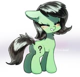 3651959__safe_artist-colon-izuchi_oc_oc+only_oc-colon-filly+anon_earth+pony_pony_ear+fluff_eyes+closed_female_filly_foal_gradient+background_smiling_solo