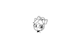 Posey disembodied head doodle sketch thing from a month ago