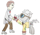 4CC mlp x sci Wernher von Braun and Bill Neigh