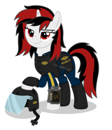 2386853__safe_artist-colon-kitana762_oc_oc+only_oc-colon-blackjack_pony_unicorn_fallout+equestria_fallout+equestria-colon-+project+horizons_armored+pony_fanfic+