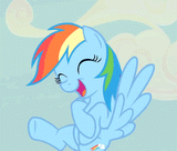 rainbow dash laughing