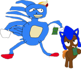 v Sanic and Button Mash