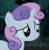 sweetie belle is a concerned marshmallow