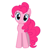 3627183__artist+needed_safe_pinkie+pie_earth+pony_pony_g4_female_front+view_layering+error_looking+at+you_mare_simple+background_solo_standing_transparent+backg