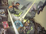 2751772__semi-dash-grimdark_artist-colon-tasiashoe_fluttershy_pinkie+pie_oc_oc-colon-calamity_oc-colon-littlepip_oc-colon-pyrelight_oc-colon-velvet+remedy_balef