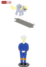 Derpy steel worker