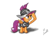 56089__safe_artist-colon-myminiatureequine_armor_armor+skirt_clothes_conquistador_derpibooru+import_helmet_scootaloo_skirt_skirtaloo_solo