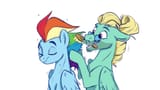 artist--rutkotka zephyr_breeze rainbow_dash older mane_therapy