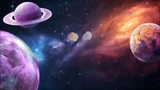 two lovers traveling though the cosmos, forever and ever