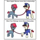 3651890__safe_artist-colon-tamers12345_apple+split_care+package_earth+pony_pegasus_pony_tamers12345_g4_apple+family+member_collar_gay_leash_male_pet+play_ship-c